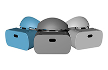 VR glasses virtual reality integrated headwear